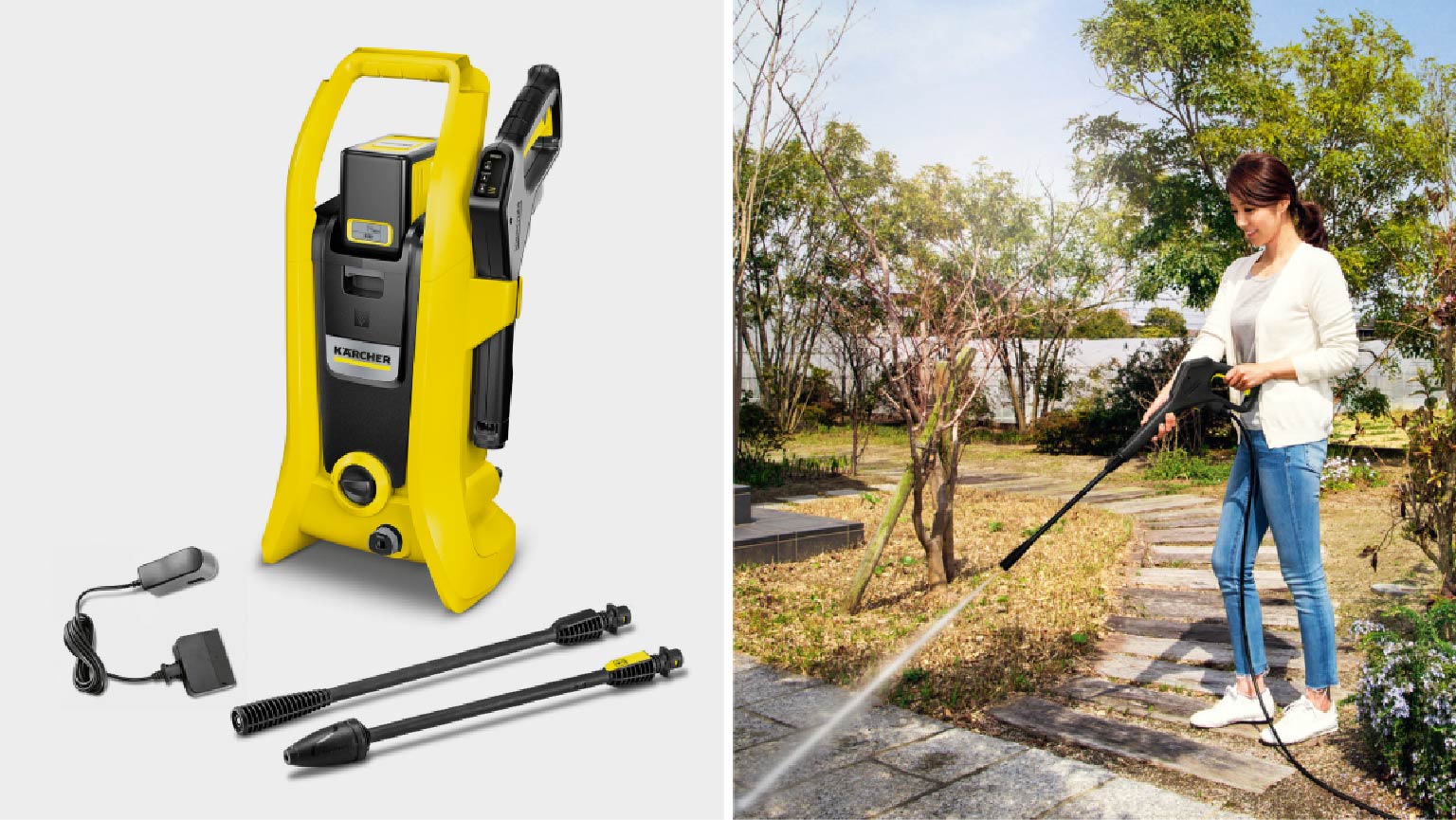 ■KÄRCHER 高圧洗浄機 K2バッテリーセット